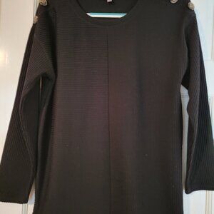 Long sleeve black top